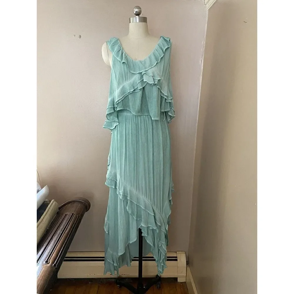 Free People If Only two piece skirt top set Harbor outfit dress Size M NWOT